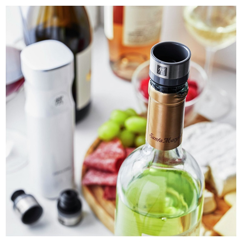 Fresh and save ensemble de bouchons de vin sous vide, 3-pcs, gris vendu sans pompe - zwilling