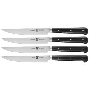 Lot de 4 couteaux a steak lame crantee- zwilling