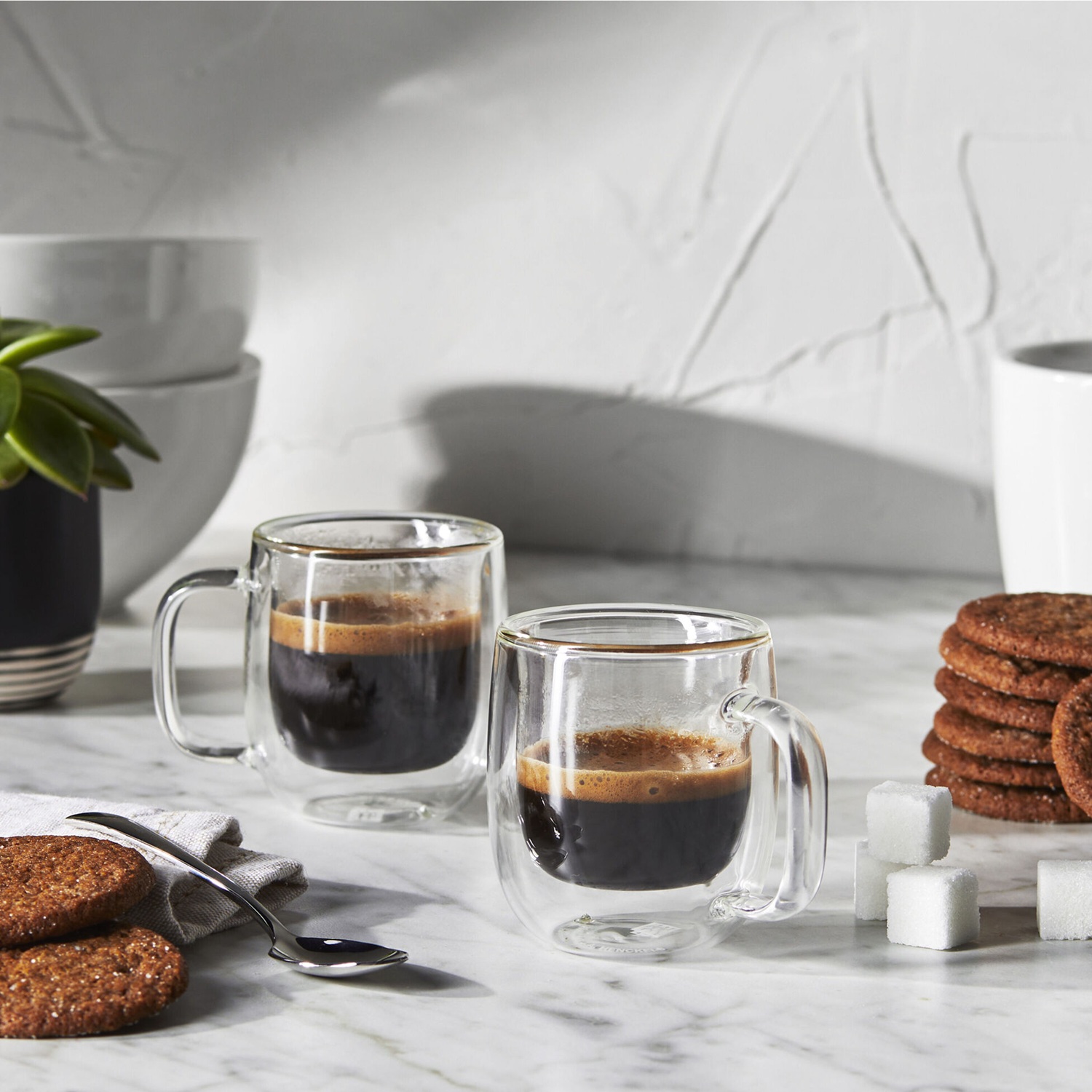 Sorrento plus lot de 2 verres double paroi avec anse 140 ml - zwilling