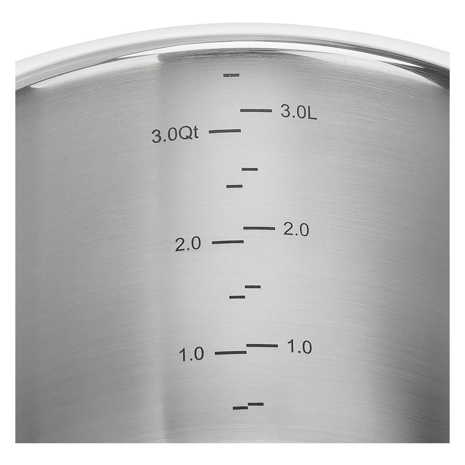 Marmite pro en inox couvercle en verre ø20 cm 3,5 l - zwilling