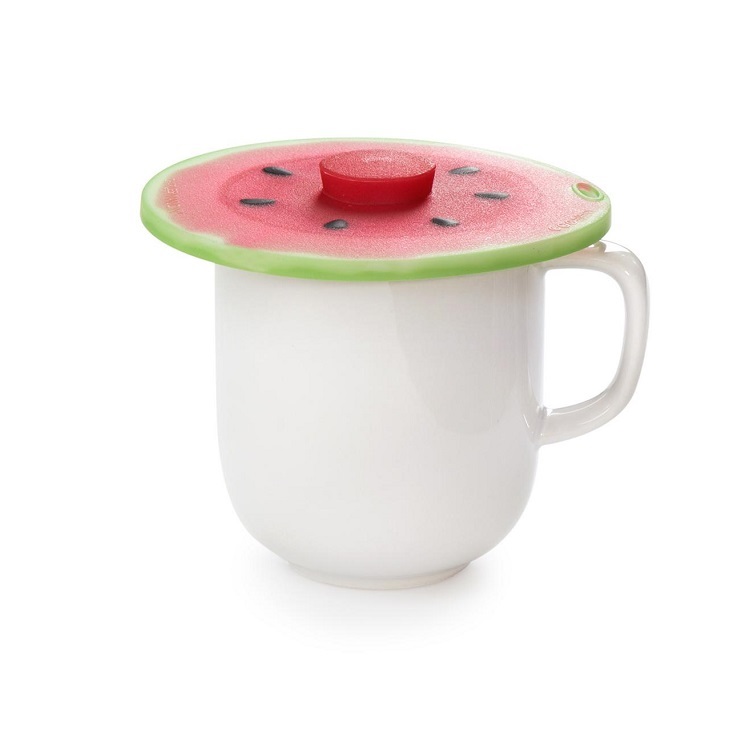 Lot de 2 couvres-verres decor pasteque watermelon 10 cm - charles viancin