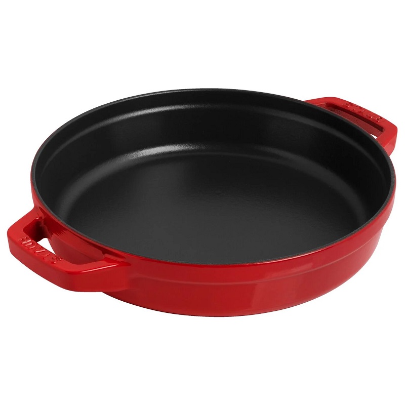 Cocotte empilable ensemble de casseroles 2-pcs, fonte rouge - staub