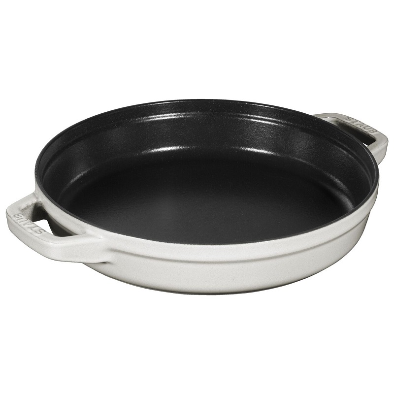Cocotte empilable ensemble de casseroles 2-pcs, fonte truffe blanche - staub