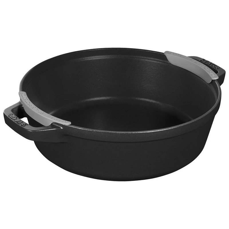 Cocotte ensemble de casseroles 3-pcs, fonte noire - staub