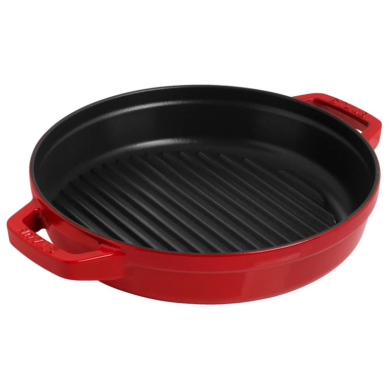 Cocotte ensemble de casseroles 3-pcs, fonte rouge - staub