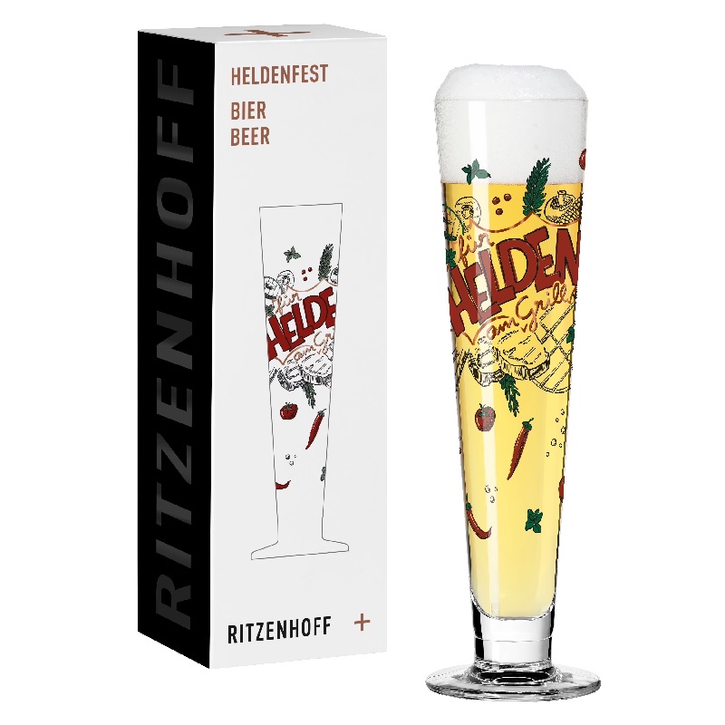 Verre a biere heldenfest 0,4l collection henrike stein 2022 - ritzenhoff