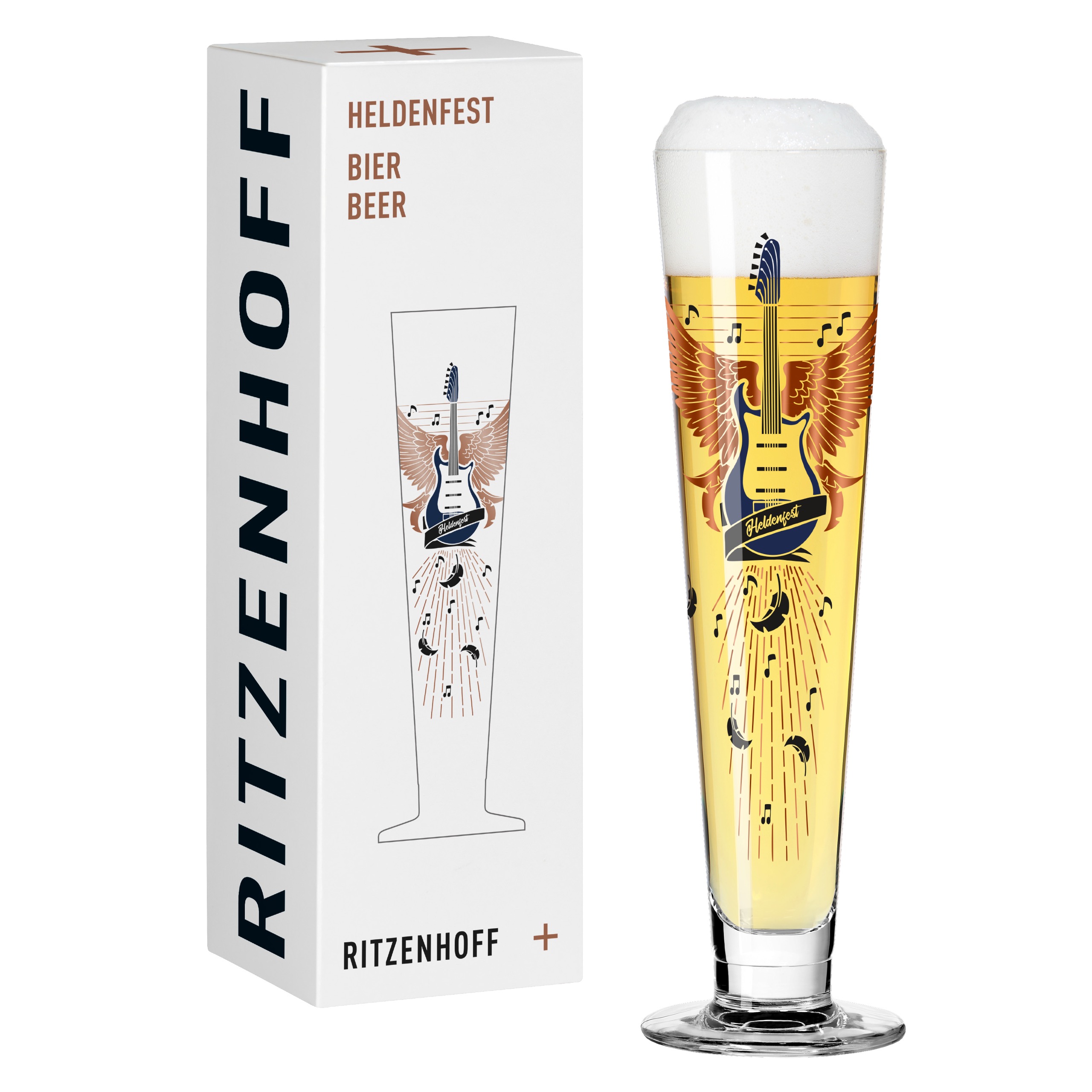 Verre à bière heldenfest 0,4l collection a. behnker 2025 - ritzenhoff