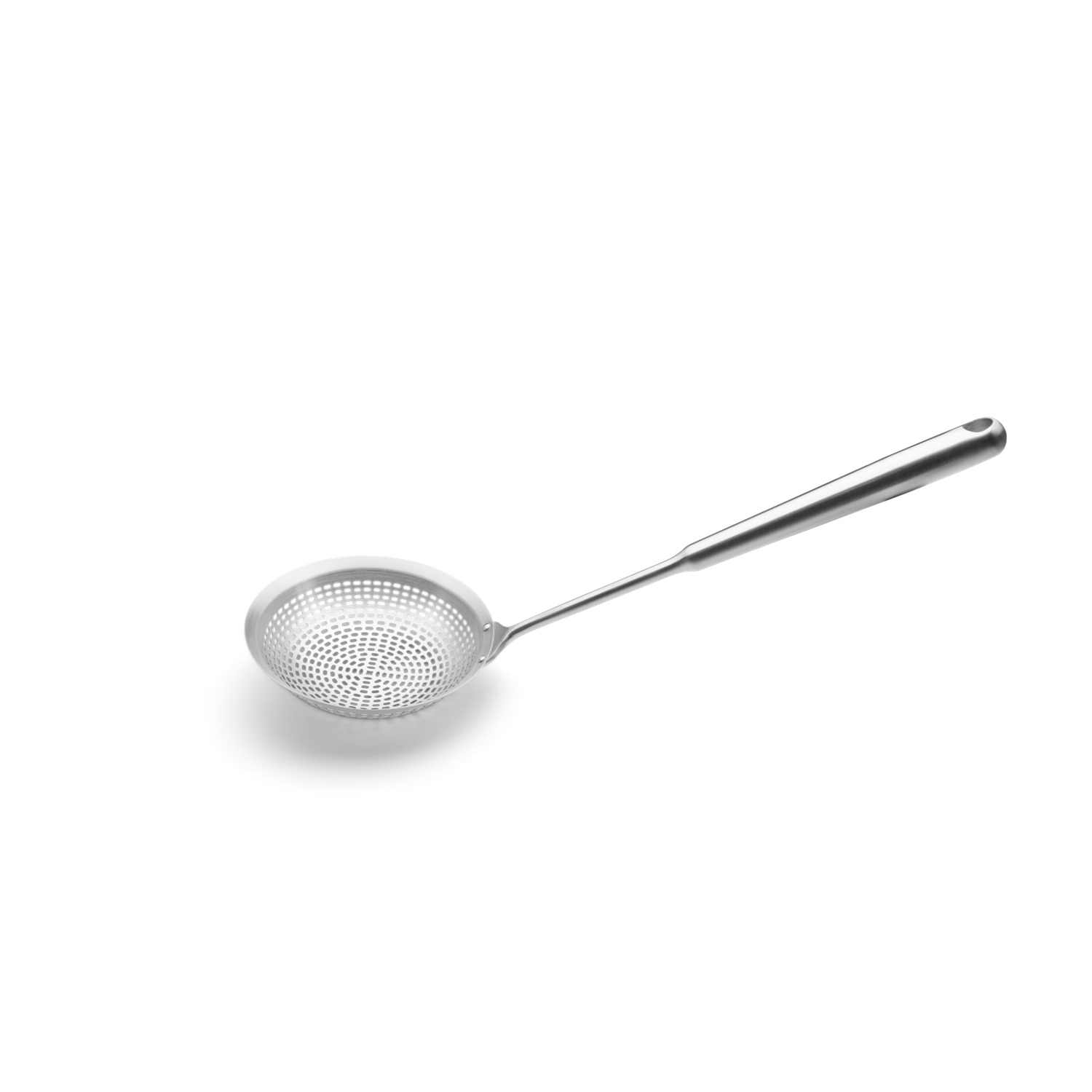 Écumoire à manche tubulaire, profonde, perforée, ø 14 cm - weis