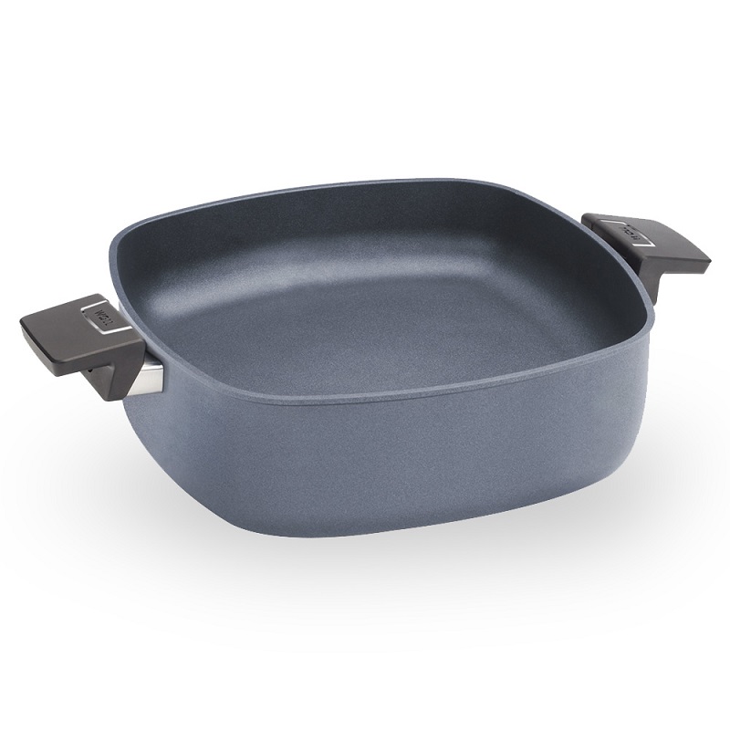 Cocotte carree anti-adhesive 26 x 26 cm cm hauteur 10,5 cm diamond lite induction - woll
