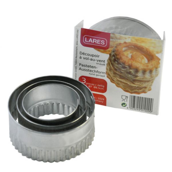 Decoupoir vol au vent diam 6 / 7 / 8,5 cm - lares