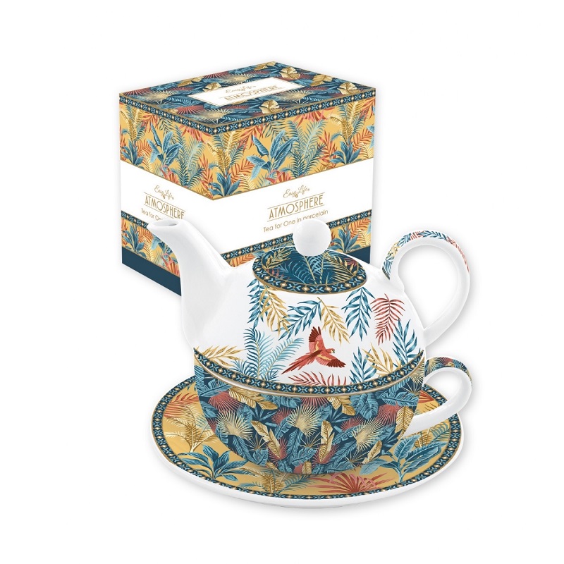 Coffret egoiste en porcelaine 350ml + 350ml equateur - easylife