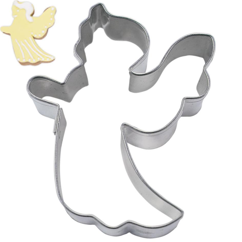 Emporte pieces a patisserie en forme d'ange 5 cm inox - stadter