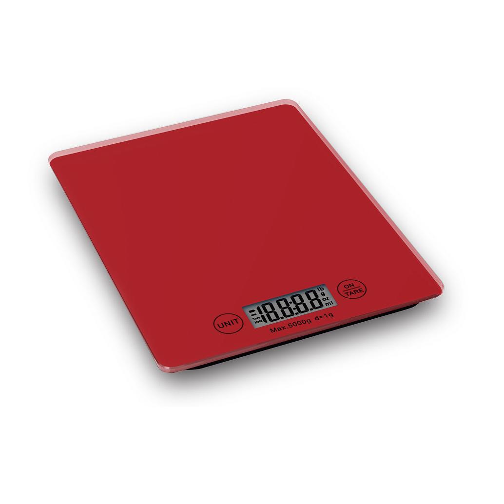 Balance de cuisine rouge 5 kg - weis