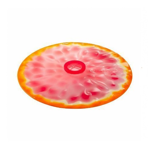 Couvercle hermetique en silicone decor agrume pamplemousse 20 cm - charles viancin