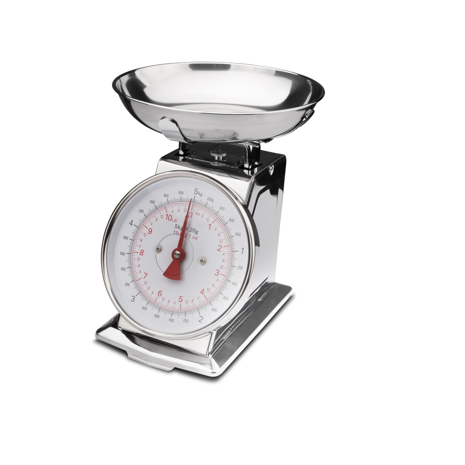 Balance de cuisine rétro - manuelle, jusqu'à 5 kg - weis