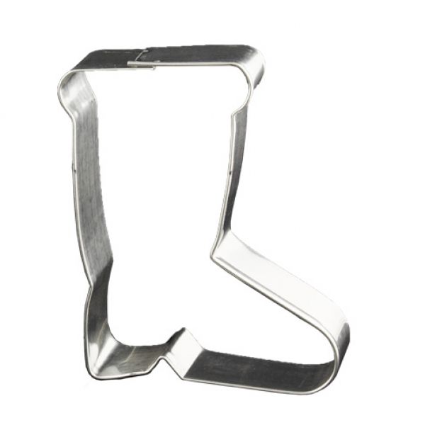 Emporte pieces en fer blanc en forme de botte 10 cm - lares 