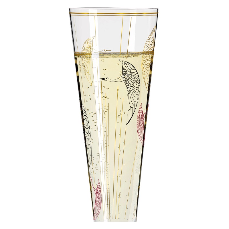 Verre à champagne gold night oie sauvage concetta lorenzo 2021 - ritzenhoff