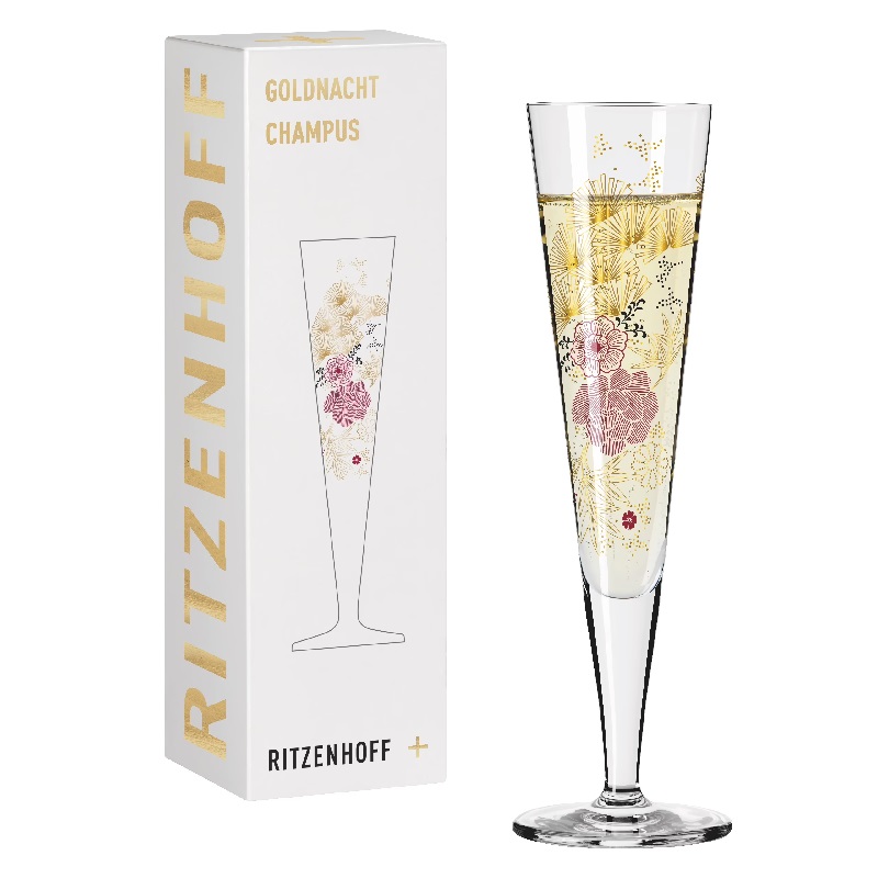 Verre à champagne gold night kathrin stockebrand 2022 - ritzenhoff