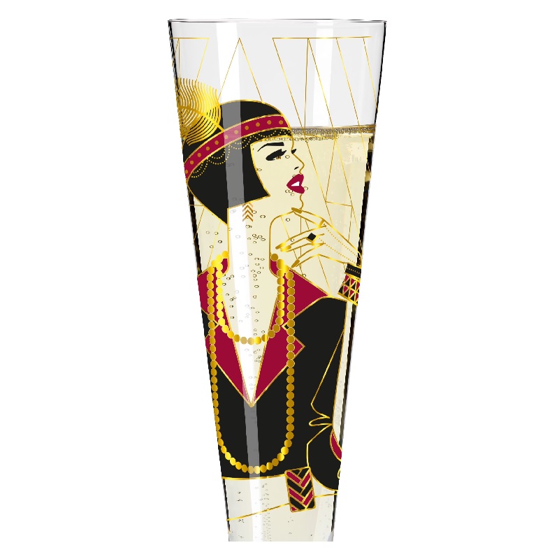 Verre à champagne gold night charleston samy halim 2022 - ritzenhoff
