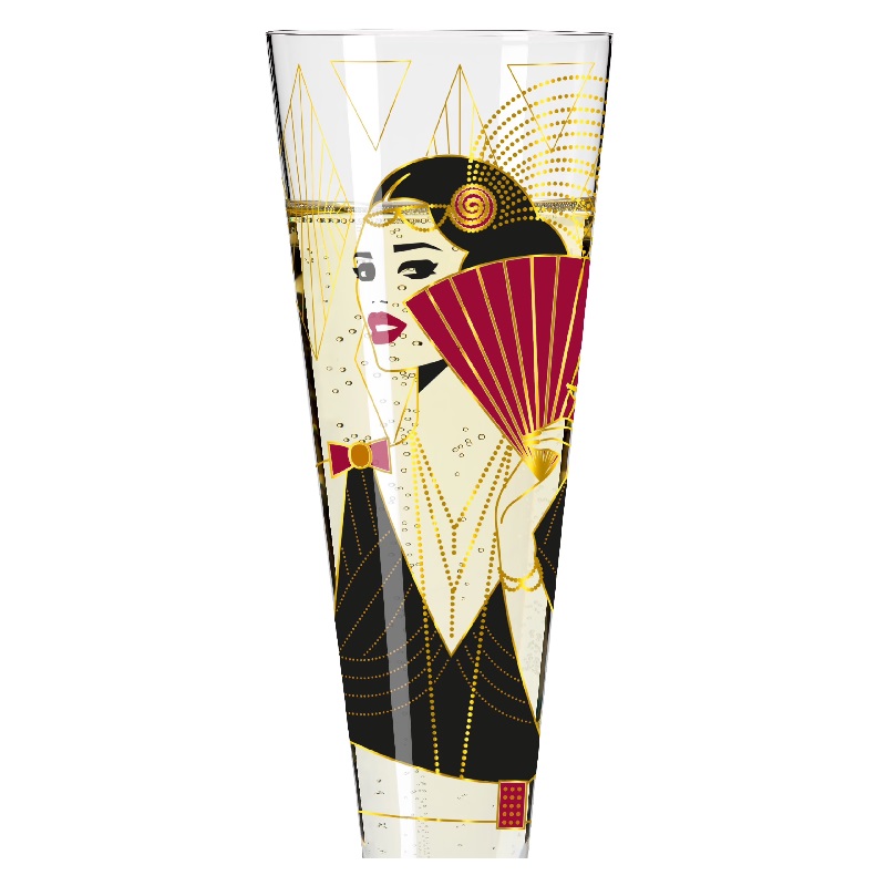 Verre à champagne gold night les annes vingt samy halim 2022 - ritzenhoff