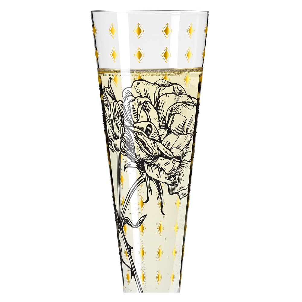 Verre à champagne gold night lisa hofgärtner 2023 rose - ritzenhoff