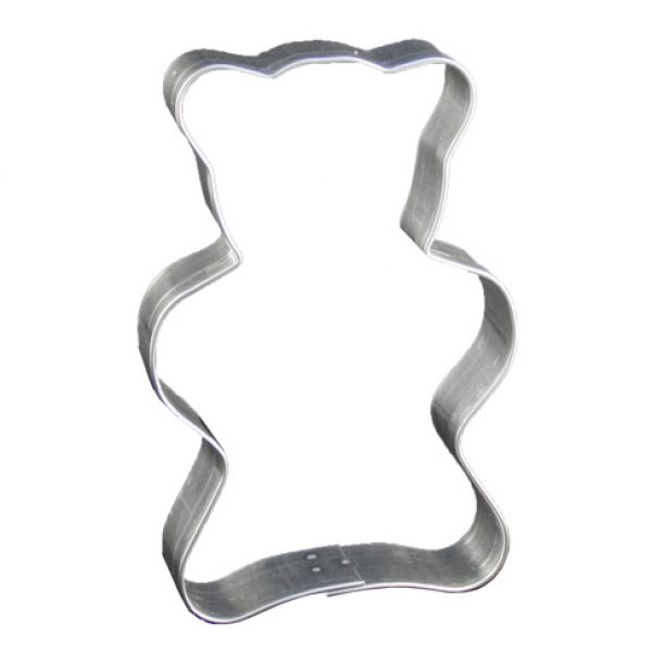 Emporte pieces en fer blanc en forme d'ours 14 cm - lares 