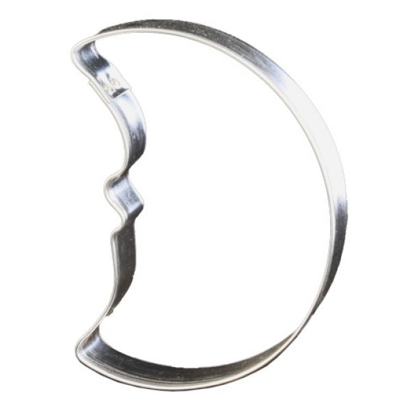 Emporte pieces en forme de lune pour pain d'epices 12 cm - lares
