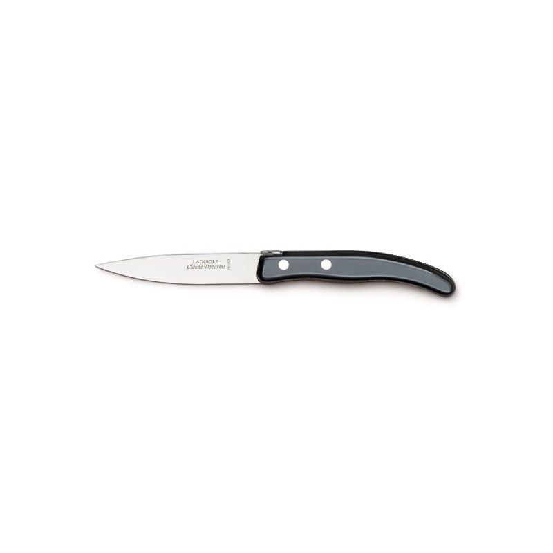 Couteau d'office berlingot manche nacrine grise - claude dozorme 