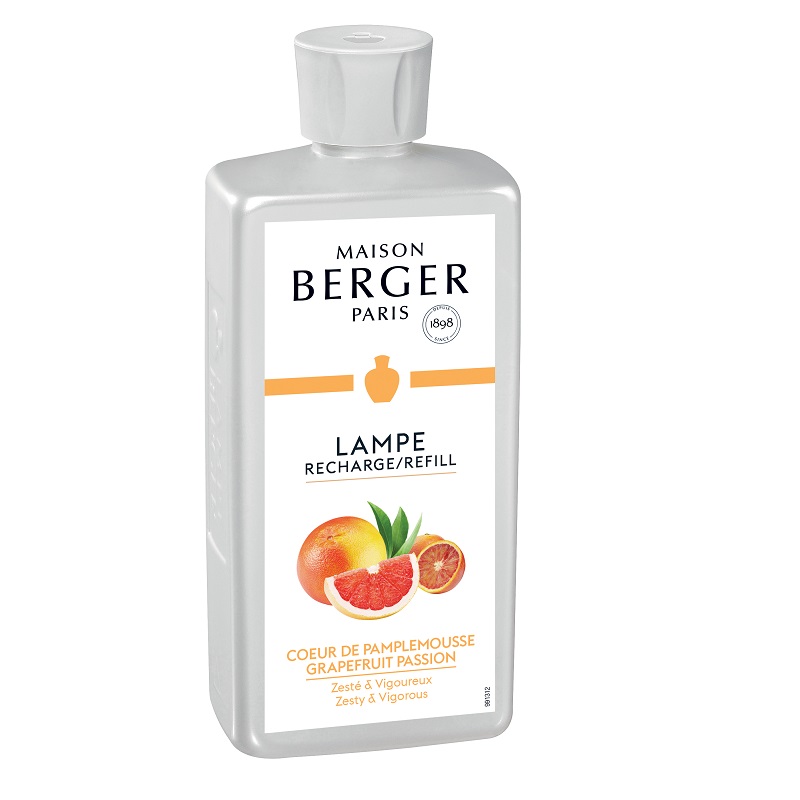 Coeur de pamplemousse - recharge parfum 500 ml - maison berger paris