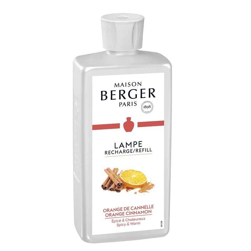 Orange cannelle - recharge parfum 500 ml - maison berger paris 