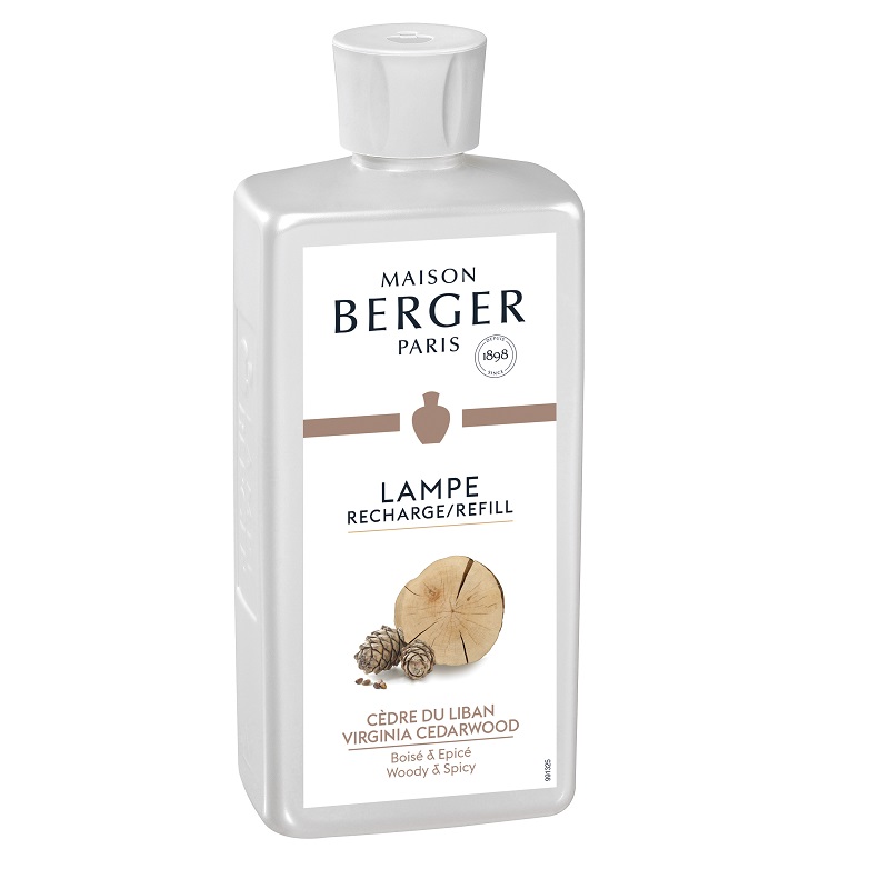 Cedre du liban - recharge parfum 500 ml - maison berger paris