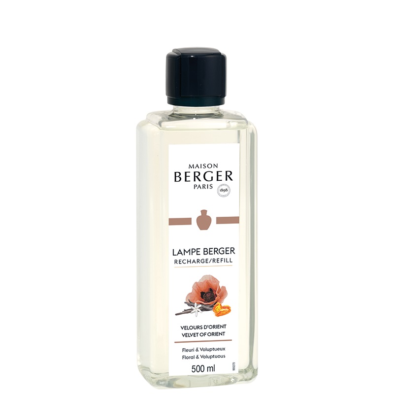 Velours d'orient recharge parfum 500 ml pour lampe a catalyse - maison berger paris
