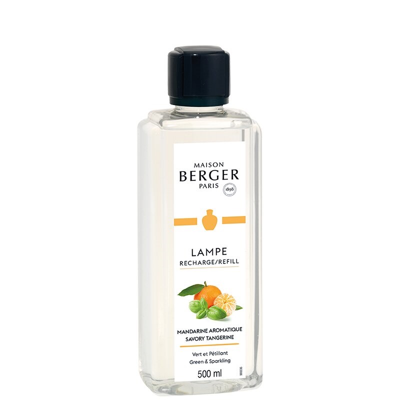 Mandarine aromatique - recharge parfum 500 ml - maison berger paris