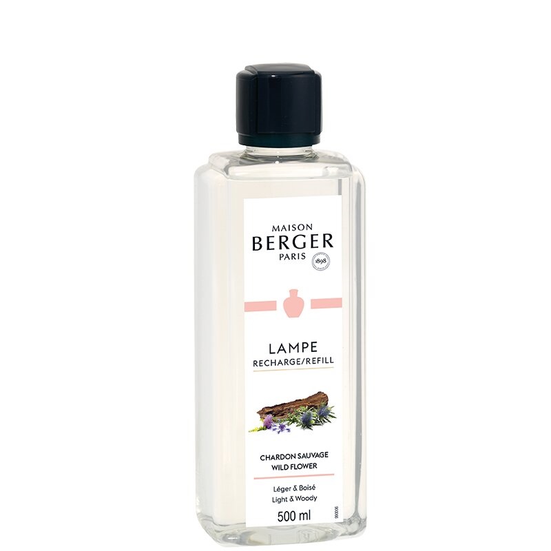 Recharge parfum pour diffuseur lampe berger 500ml chardon sauvage - maison berger paris