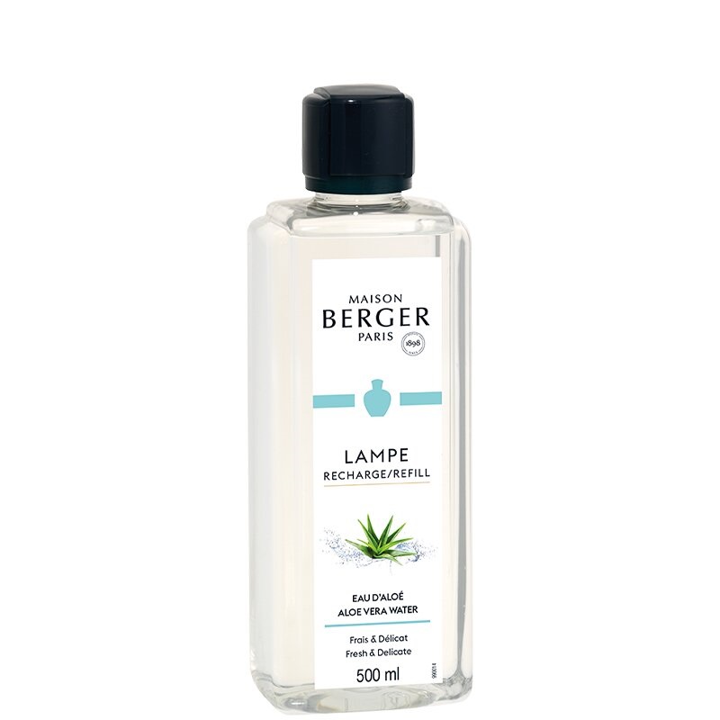  recharge parfum pour diffuseur lampe berger 500ml eau d aloe - maison berger paris