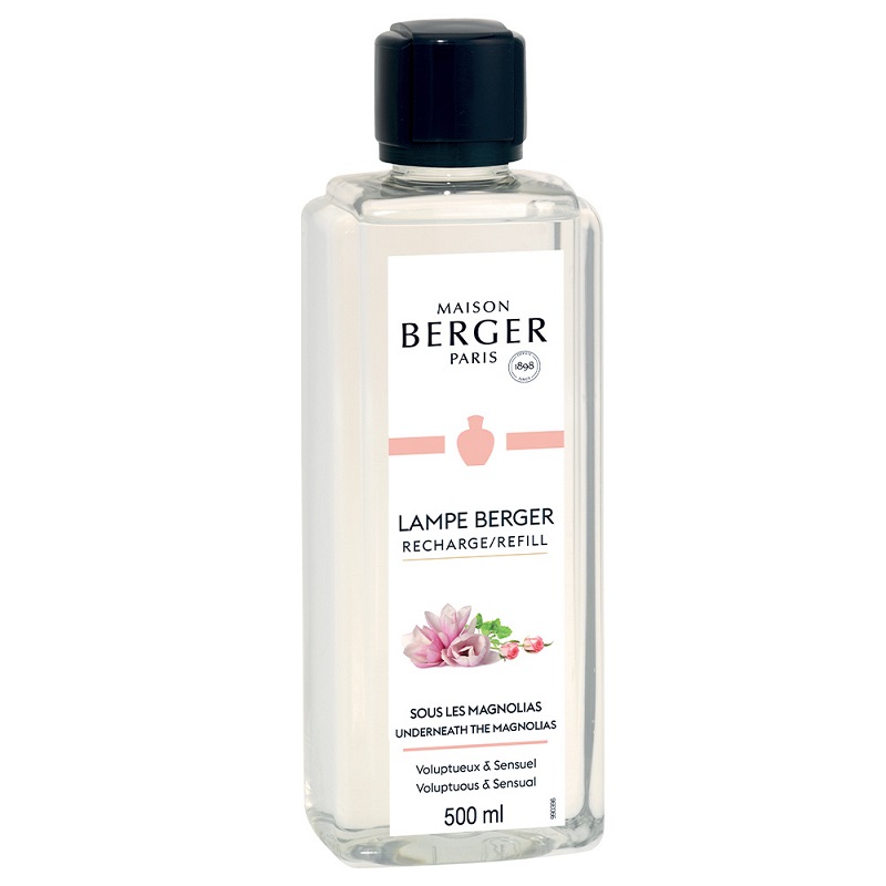 Sous les magnolias recharge parfum 500 ml pour lampe a catalyse - maison berger paris