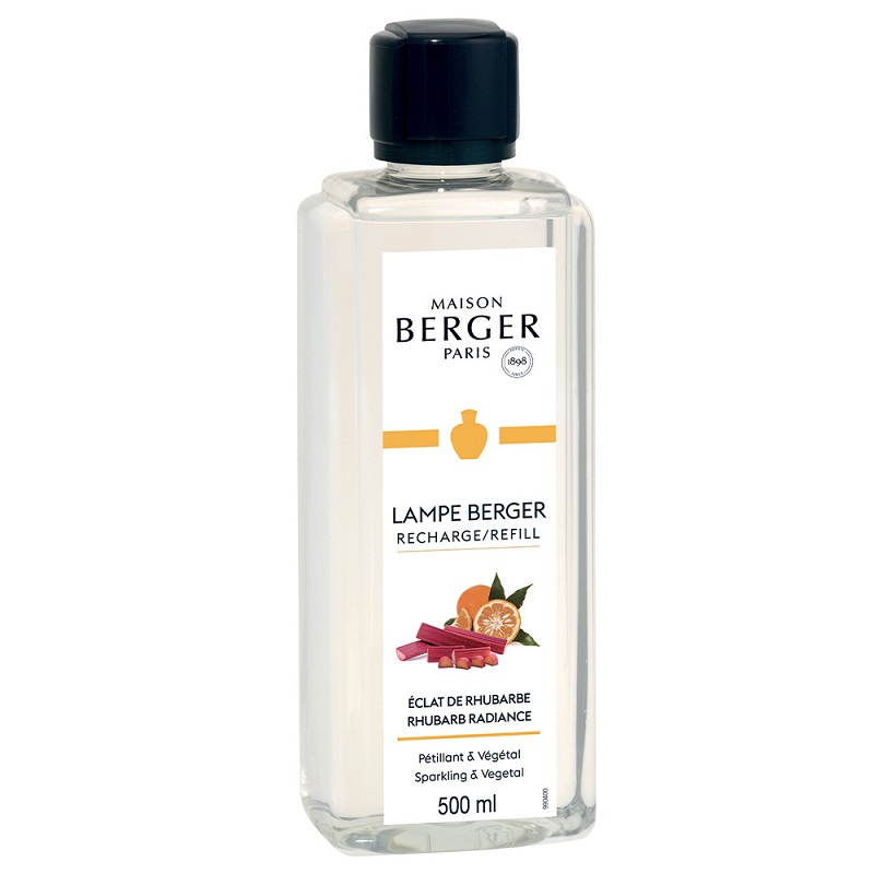 Eclat de rhubarbe recharge parfum 500 ml pour lampe a catalyse - maison berger paris