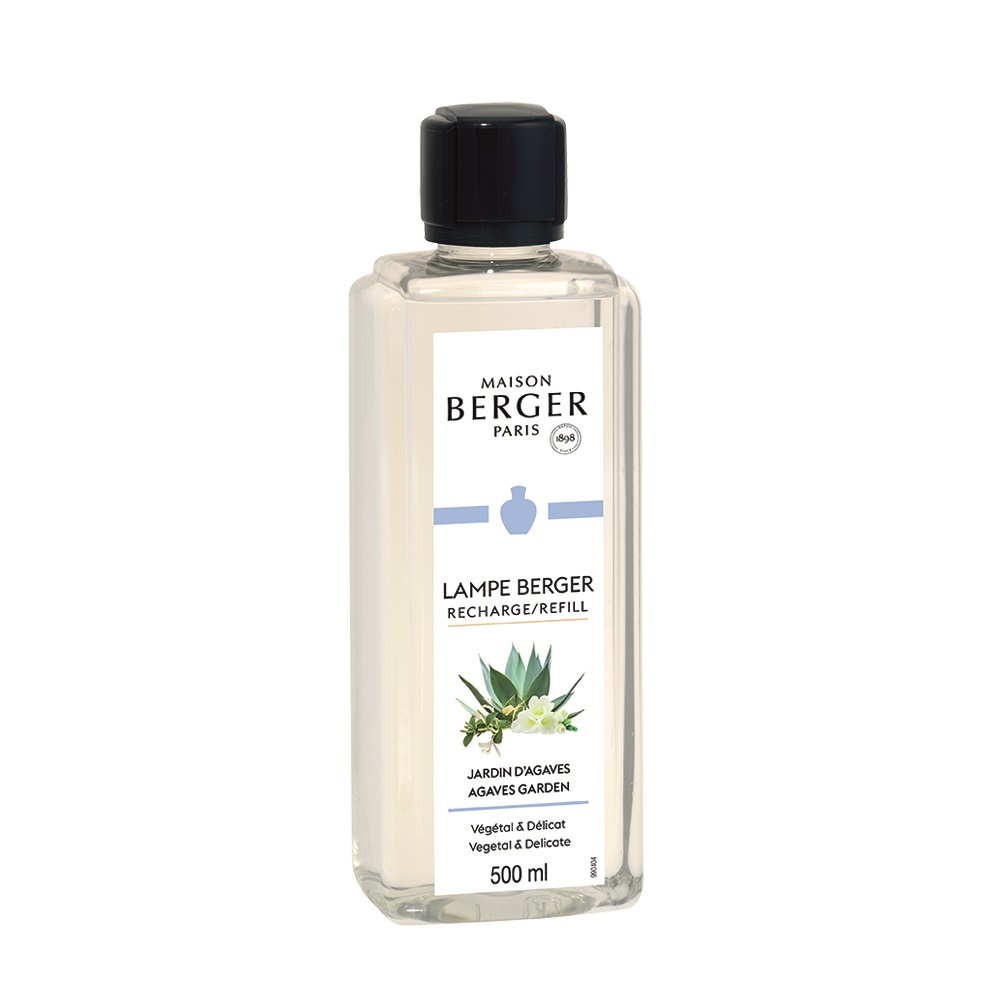 Jardin d'agaves recharge parfum 500 ml pour lampe a catalyse - maison berger paris