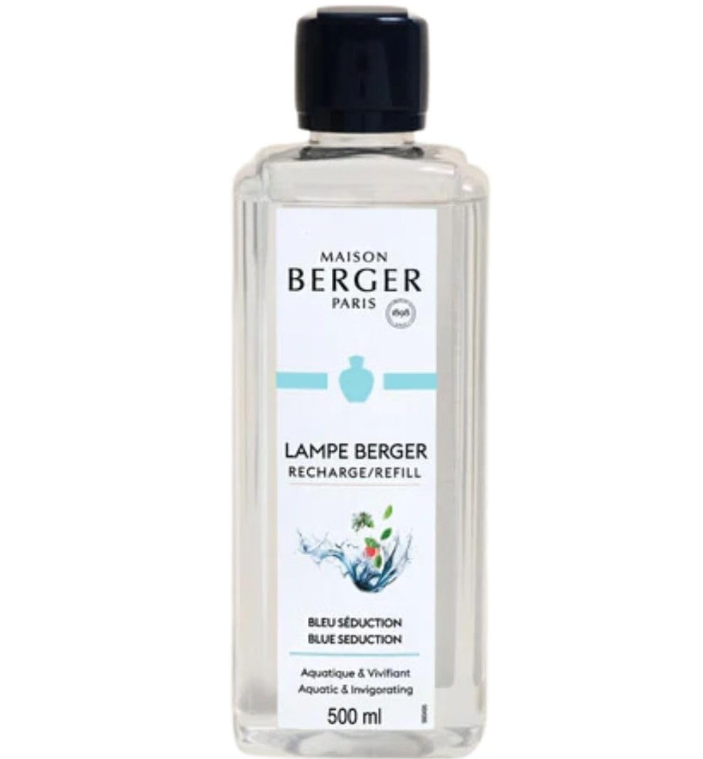 Bleu séduction recharge 500ml pour lampe à catalyse - maison berger paris