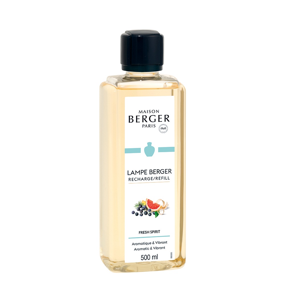 Fresh spirit, recharge 500ml pour lampe à catalyse - maison berger paris