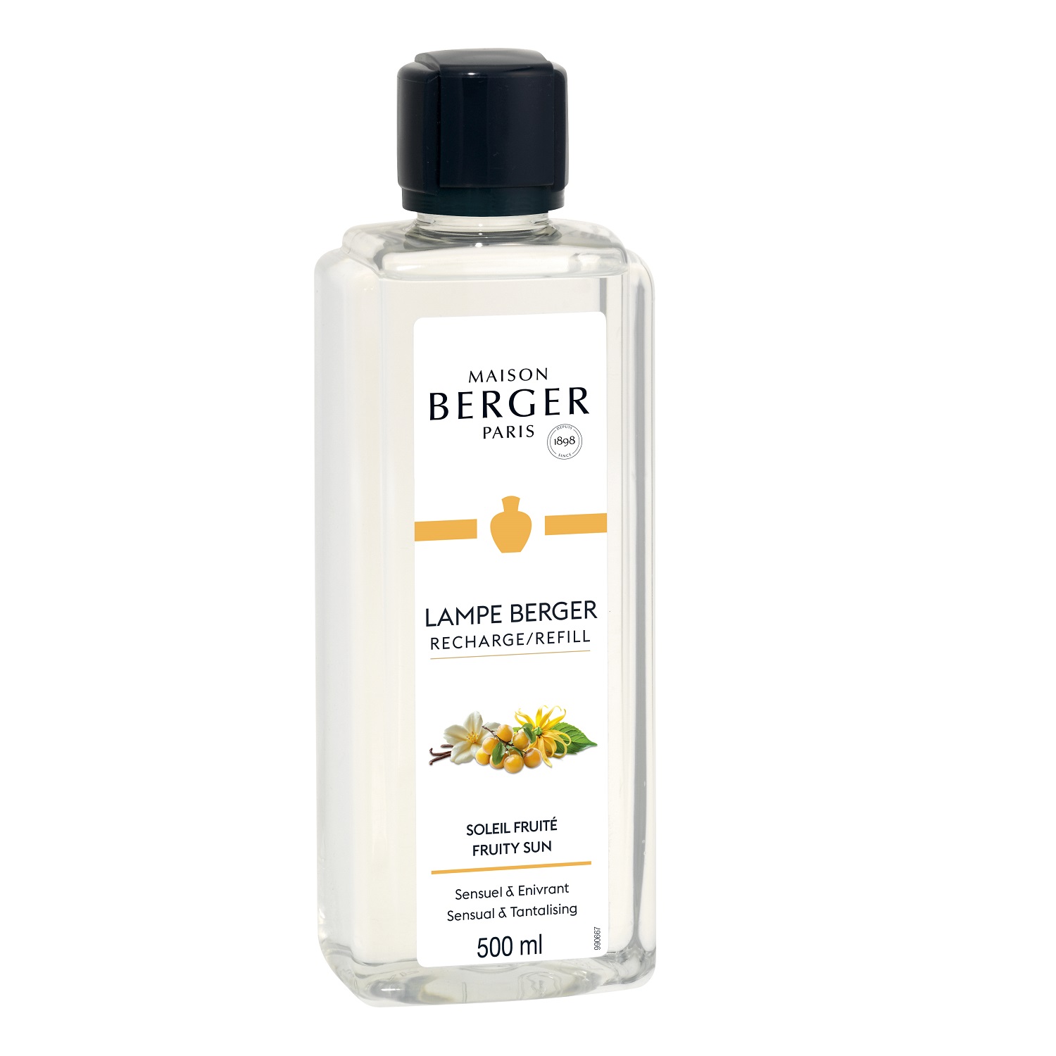 Soleil fruité - recharge lampe berger - 500 ml - maison berger paris