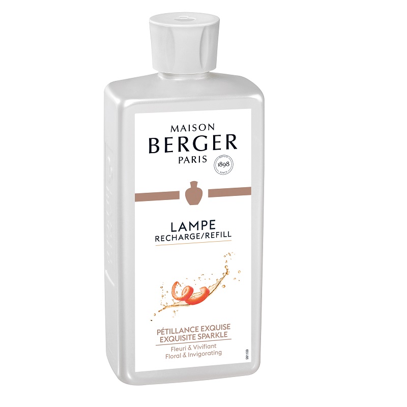 Petillante exquise recharge parfum 500 ml pour diffuseur lampe berger - maison berger paris