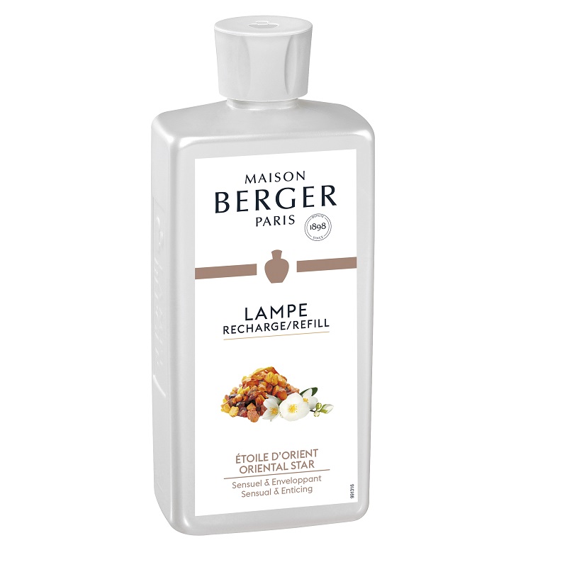 Recharge parfum 500 ml pour lampe diffuseur etoile d orient - maison berger paris