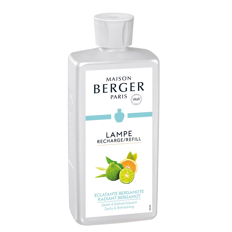 Recharge parfum 500 ml eclatante bergamote - maison berger paris