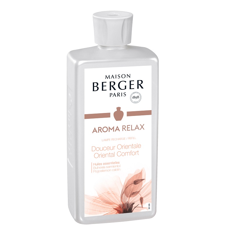 Aroma relax douceur orientale recharge parfum 500 ml pour diffuseur lampe berger - maison berger paris