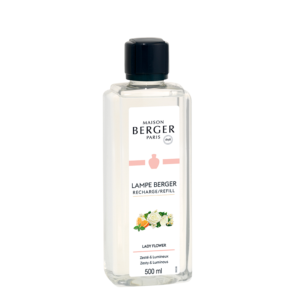 Lady flower recharge 500ml pour lampe à catalyse - maison berger paris