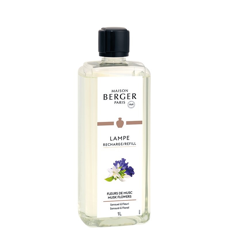 Fleurs de musc - recharge 1l parfum pour la maison - maison berger paris 