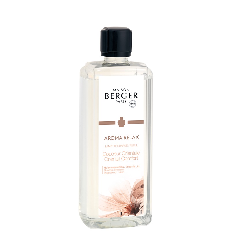 Aroma relax douceur orientale recharge parfum 1l pour diffuseur lampe berger - maison berger paris