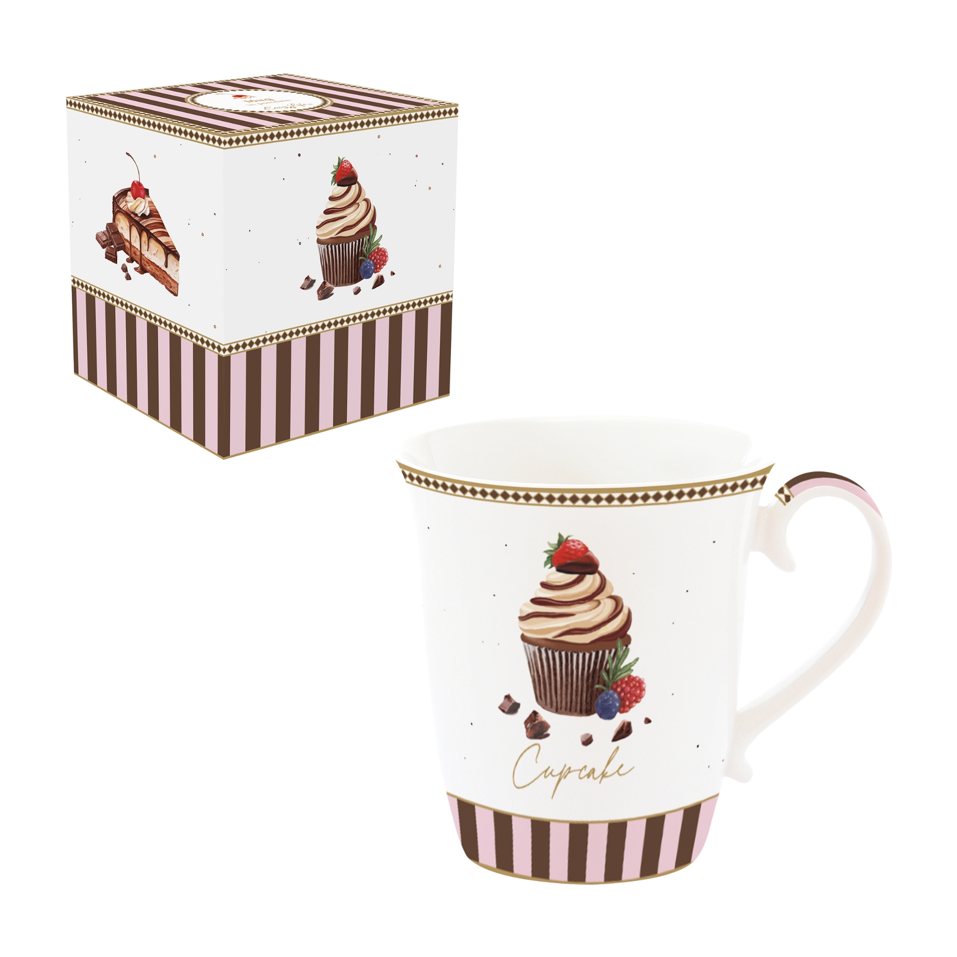 Sweet moments, coffret cadeau 1 mug en porcelaine 300 ml - easylife