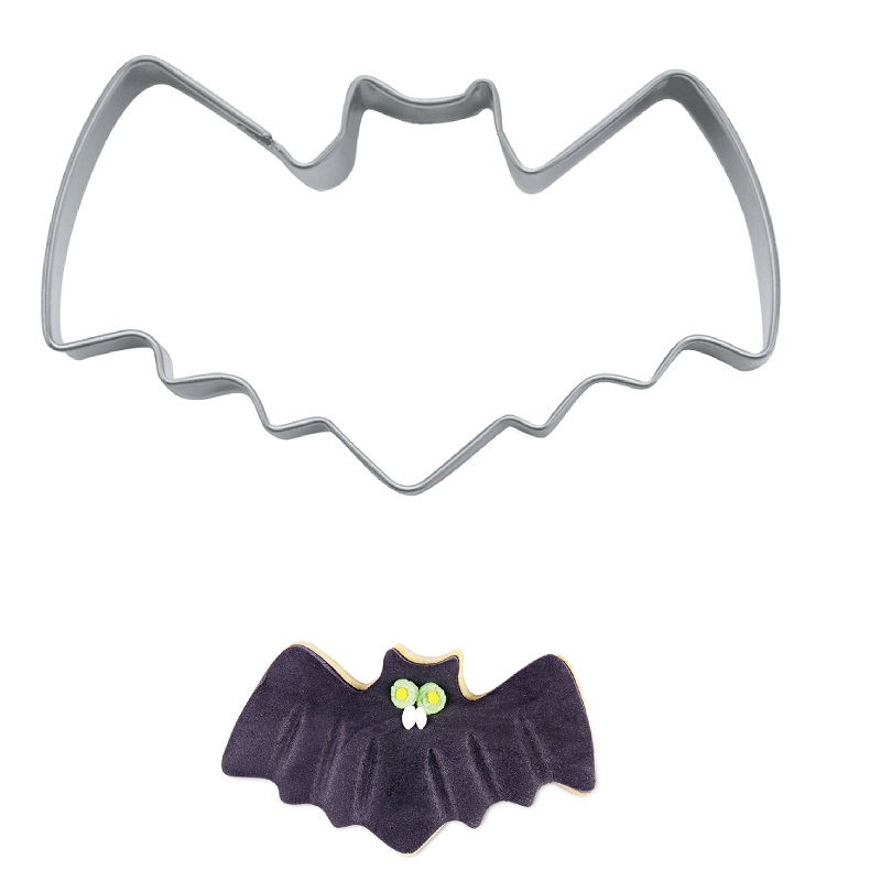 Emporte pieces en forme de chauve souris en inox 8 cm - stadter